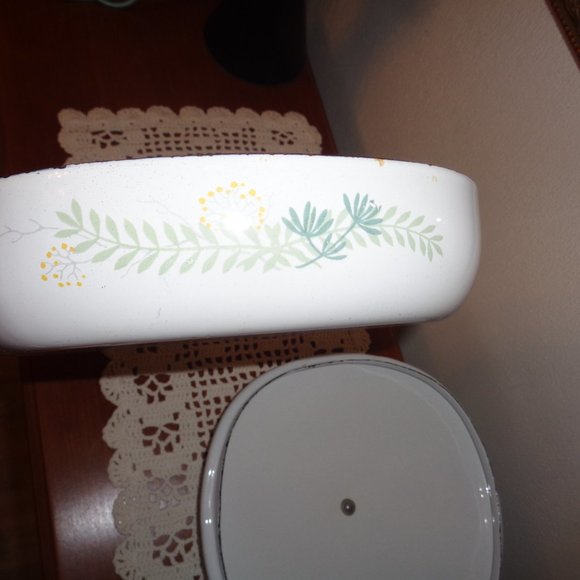 MCM Berggren or Georges Briard Enamel Square Frying Pan 8" and Lid Skillet - Picture 5 of 8